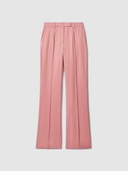 Reiss Pink Millie Flared Suit Trousers - Image 2 of 6