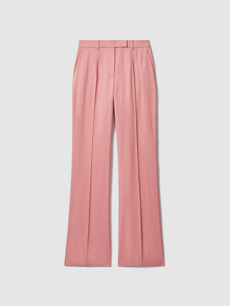 Reiss Pink Millie Flared Suit Trousers - Image 2 of 6