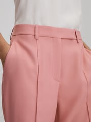 Reiss Pink Millie Flared Suit Trousers - Image 4 of 6