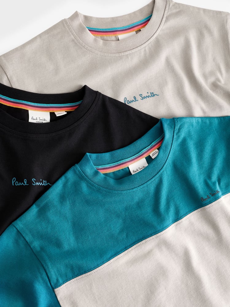 Paul Smith Junior Boys Signature T-Shirts 3 Pack - Image 6 of 6