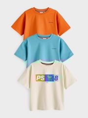 Paul Smith Junior Boys Signature T-Shirts 3 Pack - Image 1 of 6