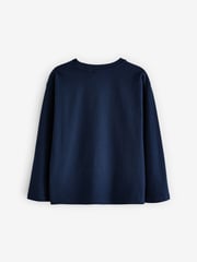Paul Smith Junior Boys Signature Long Sleeve 100% Cotton T-Shirts 3 Pack - Image 3 of 6