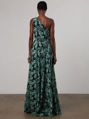 Religion Green One Shoulder Maxi Dress With Full Skirt - Image 3 of 6