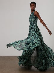 Religion Green One Shoulder Maxi Dress With Full Skirt - Image 5 of 6