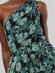 Religion Green One Shoulder Maxi Dress With Full Skirt - Image 6 of 6