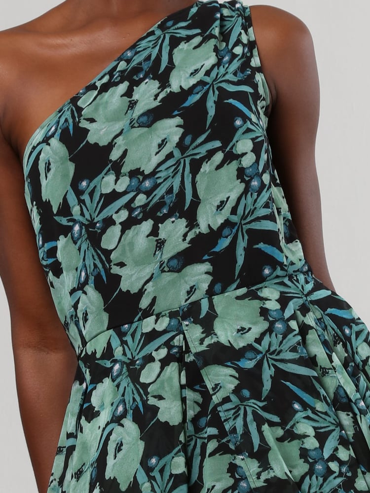 Religion Green One Shoulder Maxi Dress With Full Skirt - Image 6 of 6