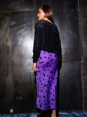 Dancing Leopard Renzo Satin Midi Skirt - Image 2 of 5