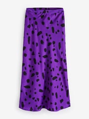 Dancing Leopard Renzo Satin Midi Skirt - Image 5 of 5