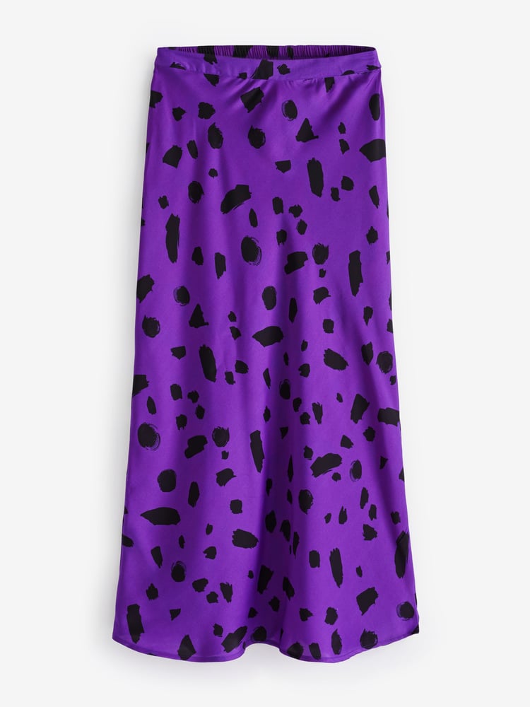 Dancing Leopard Renzo Satin Midi Skirt - Image 5 of 5