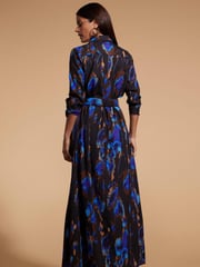 Dancing Leopard Dove Maxi Shirt Dress - Image 3 of 5