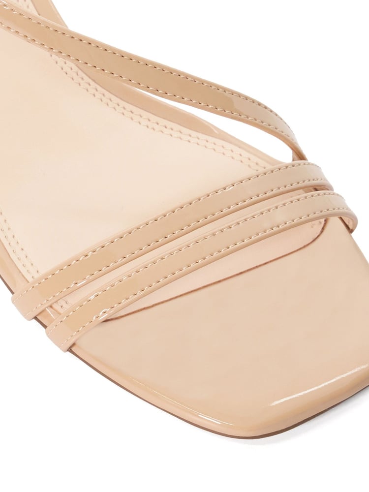 Dune London Pink Maryanna Low Block Heel Sandals - Image 6 of 6