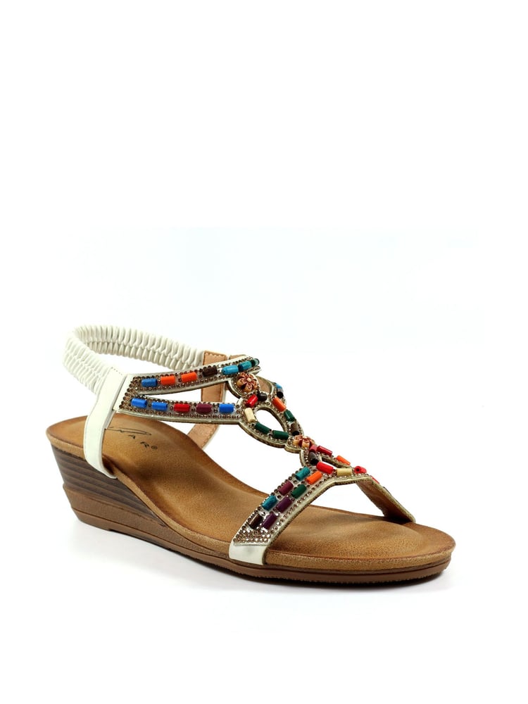 Lunar Epsom Wedge Sandals - Image 2 of 6