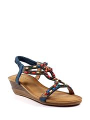 Lunar Epsom Wedge Sandals - Image 2 of 6