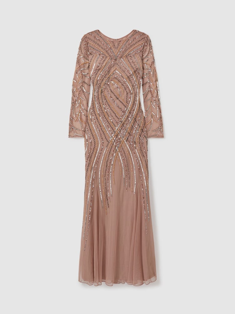 Raishma Embellished Tulle Maxi Dress - Image 2 of 5