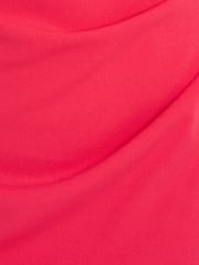 Adrianna Papell Pink Knit Crepe Short Dress - Image 7 of 7