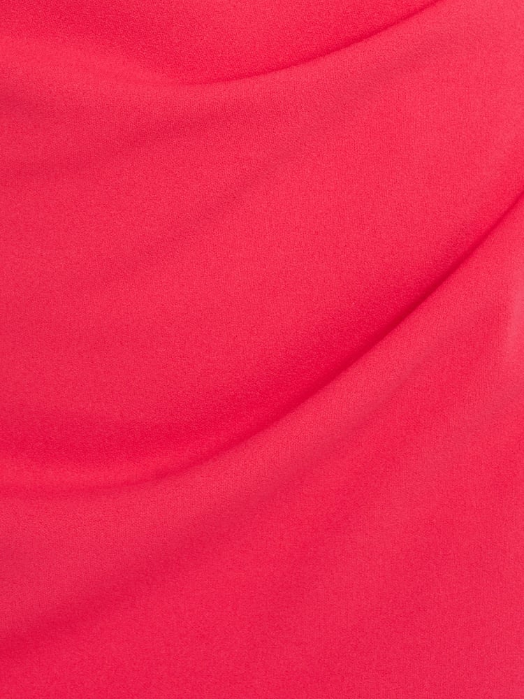 Adrianna Papell Pink Knit Crepe Short Dress - Image 7 of 7