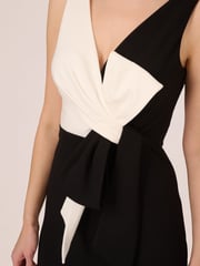 Adrianna Papell Pink Two-Tone Evening Gown - Image 4 of 6