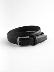 Black Pebble Texture Leather Belt - Image 2 of 4