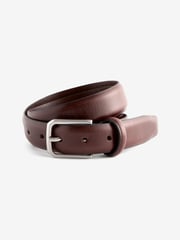 Brown Pebble Texture Leather Belt - Image 3 of 5