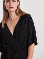 Y.A.S Black Plisse Belted Jumpsuit - Image 4 of 6