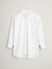 Seasalt Cornwall White Lavant Mor Cotton Shirt - Image 4 of 5