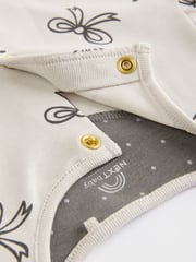 Grey Baby 100% Cotton Sleepsuits 3 Pack (0mths-2yrs) - Image 10 of 12