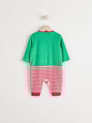 Green Elf Baby Christmas Sleepsuit & Hat Set (0mths-2yrs) - Image 8 of 13