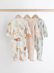 Multi Baby Christmas Character 100% Cotton Sleepsuit (0mths-2yrs) - Image 2 of 11