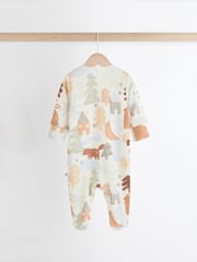 Multi Baby Christmas Character 100% Cotton Sleepsuit (0mths-2yrs) - Image 4 of 11