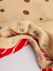 Red Pudding Baby Christmas Sleepsuit & Hat Set (0mths-2yrs) - Image 12 of 13
