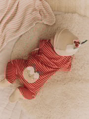 Red Pudding Baby Christmas Sleepsuit & Hat Set (0mths-2yrs) - Image 2 of 13