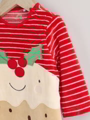 Red Pudding Baby Christmas Sleepsuit & Hat Set (0mths-2yrs) - Image 7 of 13
