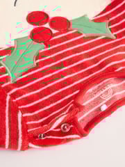 Red Pudding Baby Christmas Sleepsuit & Hat Set (0mths-2yrs) - Image 9 of 13