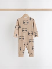 Neutral Rainbow Baby Footless Sleepsuits 3 Pack (0mths-3yrs) - Image 4 of 10