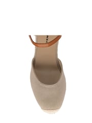 Dunlop Cream Ladies Wedge Espadrille Sandals - Image 4 of 4