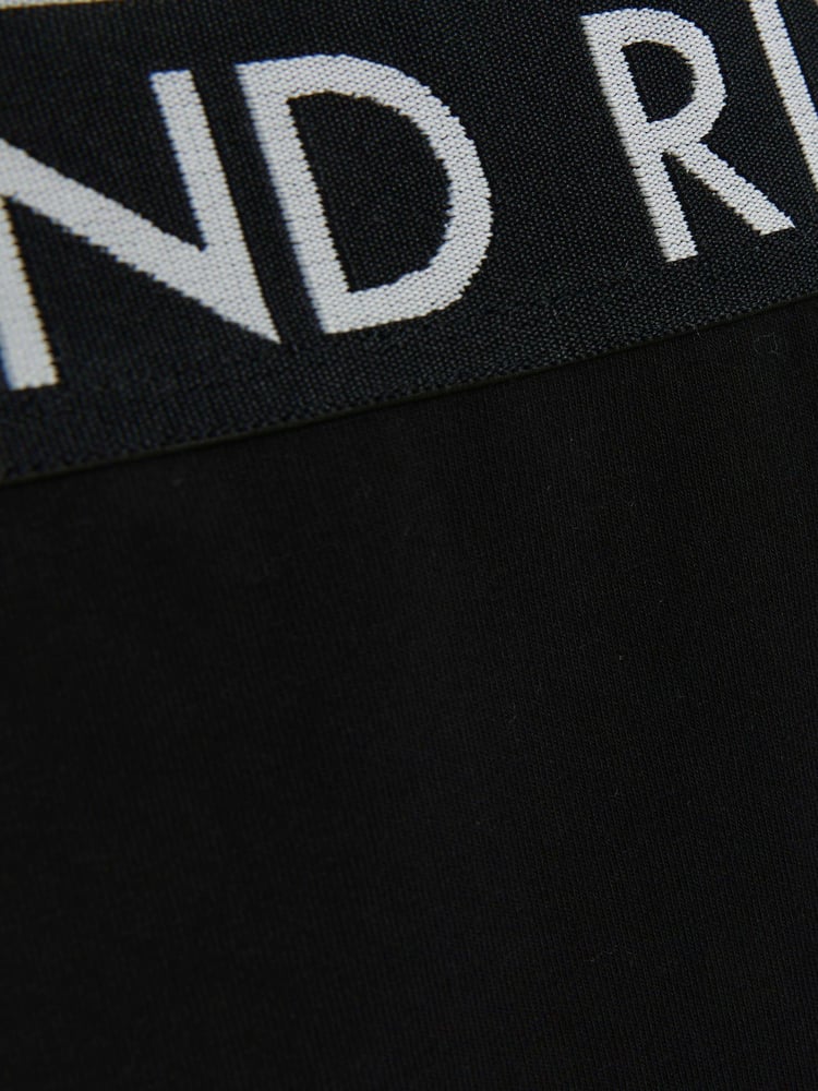 River Island Black Girls Waistband Cycle 100% Cotton Shorts 3 Pack - Image 3 of 3