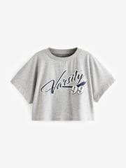 Blue/Grey Boxy T-Shirts 3 Pack (3-16yrs) - Image 2 of 7