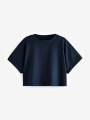Blue/Grey Boxy T-Shirts 3 Pack (3-16yrs) - Image 4 of 7