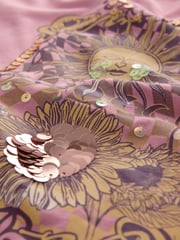 Pink/Cream/Charcoal Oversized Sequin Celestial T-Shirts 3 Pack (3-16yrs) - Image 11 of 11