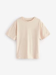 Pink/Cream/Charcoal Oversized Sequin Celestial T-Shirts 3 Pack (3-16yrs) - Image 8 of 11