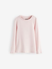 Multi 5 Pack Ribbed Long Sleeve Tops (3-16yrs) - Image 2 of 8