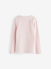 Multi 5 Pack Ribbed Long Sleeve Tops (3-16yrs) - Image 3 of 8