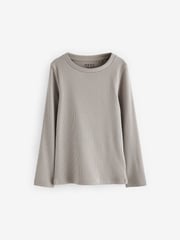 Multi 5 Pack Ribbed Long Sleeve Tops (3-16yrs) - Image 6 of 8