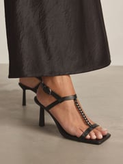 Black Forever Comfort®  Chain T-Bar Heels - Image 1 of 8