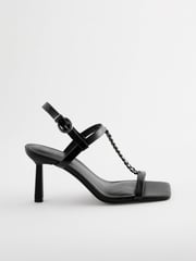 Black Forever Comfort®  Chain T-Bar Heels - Image 5 of 8