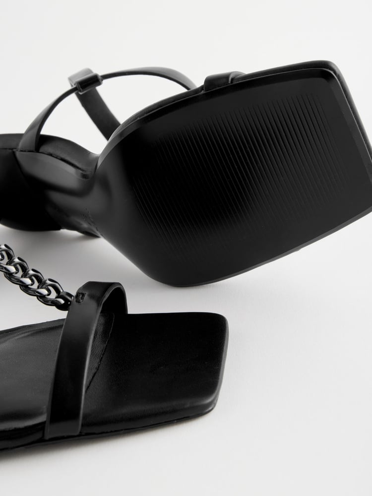 Black Forever Comfort®  Chain T-Bar Heels - Image 8 of 8