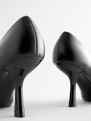 Black Forever Comfort Angled Square Toe Heels - Image 5 of 5