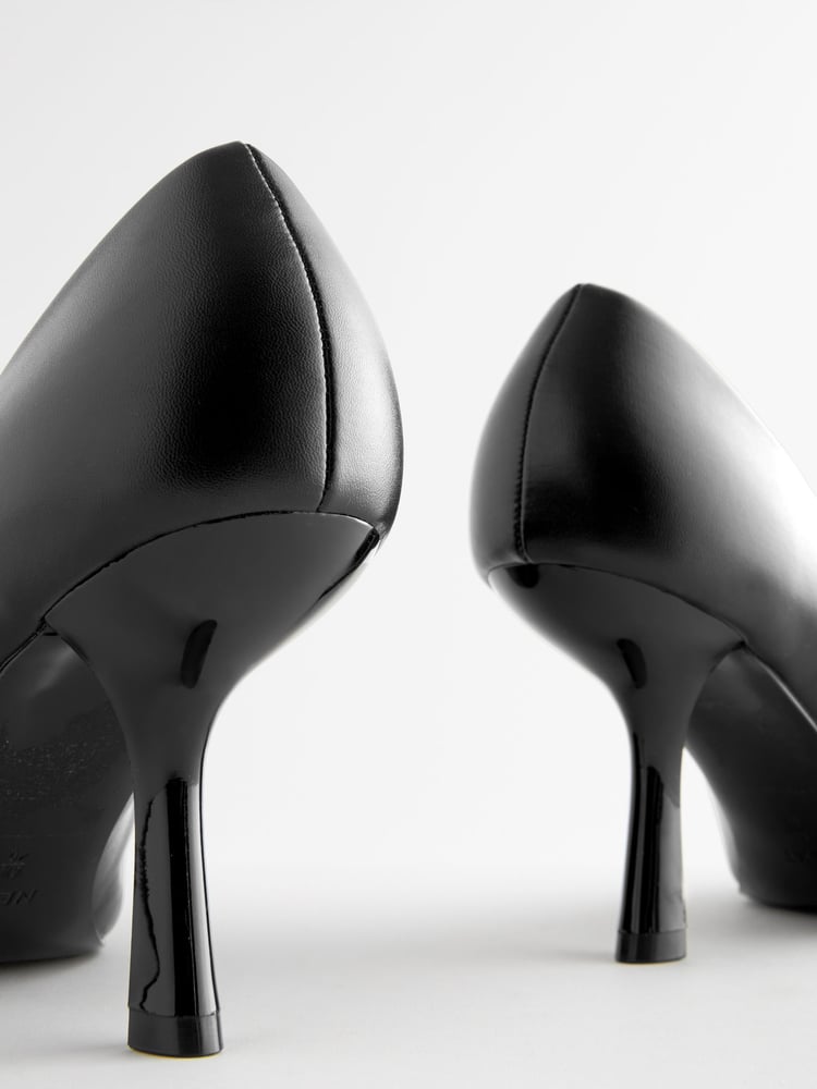 Black Forever Comfort Angled Square Toe Heels - Image 5 of 5