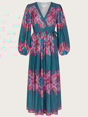 Monsoon Blue Tiffany Wrap Dress - Image 5 of 5
