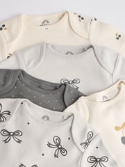 Black/White Baby Bodysuits 5 Pack - Image 10 of 13